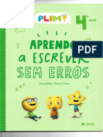 PLIM - 4º Ano - Aprendo A Escrever Sem Erros