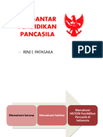 Pengantar Pendidikan Pancasila: Rini I. Patasaka