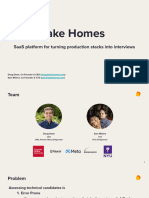 Take Homes Email Pitch Deck