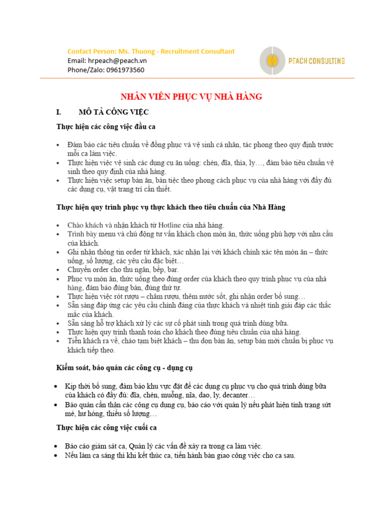 JD Service Staff PDF