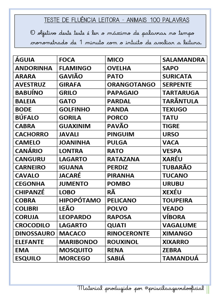 ficha-de-flu-ncia-de-leitura-pdf-ingredientes-de-alimentos