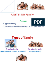 UNIT 8 Family - Online Lesson