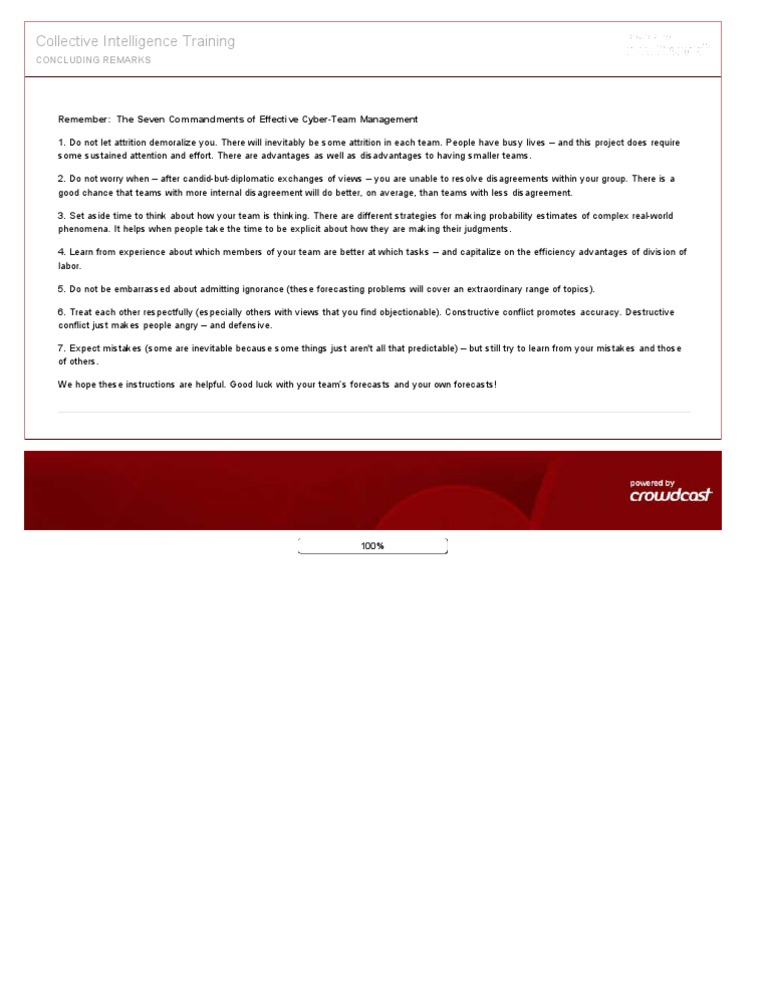 Collective Intelligence Training | PDF | Career & Growth | Self-Improvement