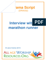 DRA032 Interview With A Marathon Runner