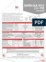 FT - GAVION CAJA 10X12-2.4 +PVC - MF