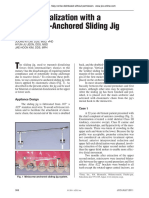 Molar Distalization With A Miniscrew Anchored Sliding Jig