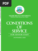 Conditions of Service