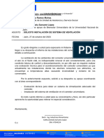 Solicitud de Instalacion de Ventiladores