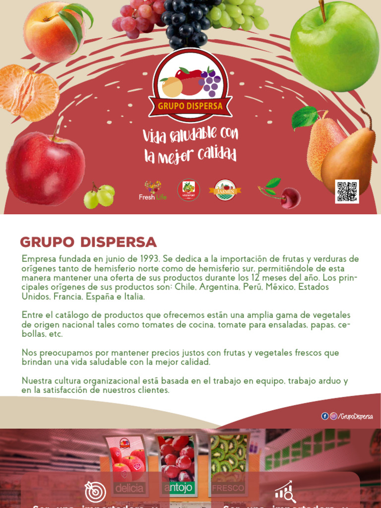 Presentación Dispersa | PDF | Vegetales | Uva
