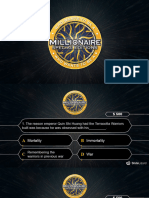 Who Wants To Be A Millionaire - Template by SlideLizard