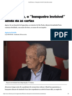 Infomoney - Aloysio de Andrade Faria - Aos 99 Anos, o - Banqueiro Invisível - Ainda Dá As Cartas