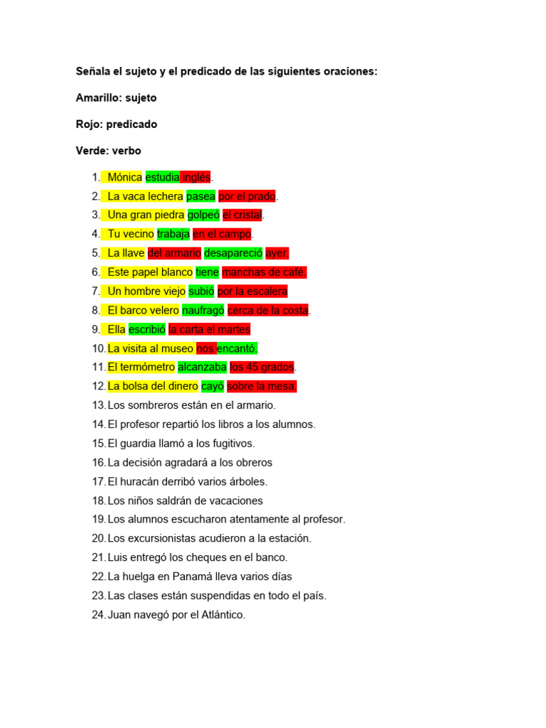 Oraciones 8 | PDF
