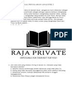 Raja Private Penalaran Analitik 2