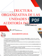 Charla de Estructura de Las Unidades de Auditoría Interna