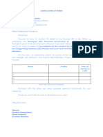 Template - Letter of Intent and Nomination Form
