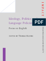 [Thomas Ricento] Ideology, Politics and Language Policy