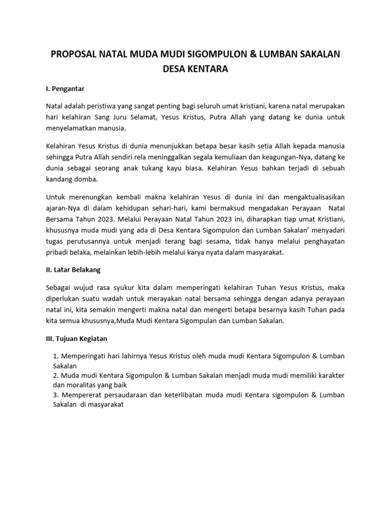 Proposal Natal | PDF