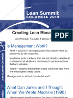 Creating Lean Management - Womack
