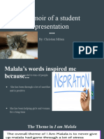 Memoir of A Student Presentation