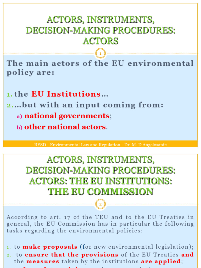 Eus Streamlined Approach To Environmental Regulations A Closer Look - ur4b99w