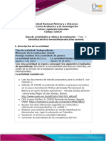 Guía de Actividades y Rúbrica de Evaluación - Unidad 1 - Fase 1 - Identificación de La Normativa Educativa Nacional