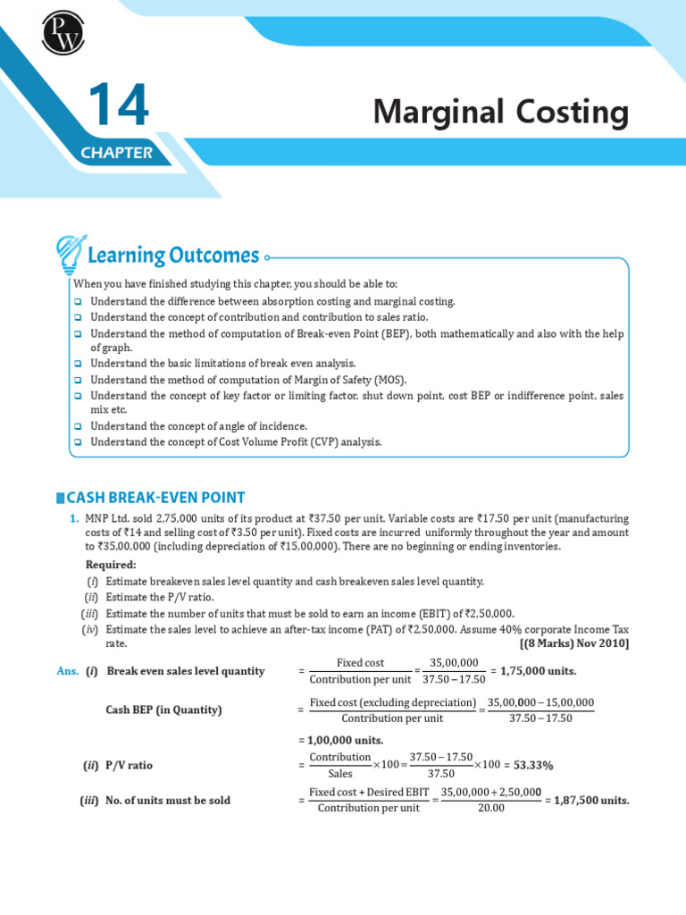Cost Accounting Essentials | PDF | Financial Markets | Financial Accounting