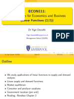 MATHEMATICS FOR ECONOMICS AND BUSINESS 