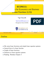 Mathematics For Business and Economics