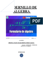 CUADERNILLO DE ALGEBRA Agosto 22-Enero 23