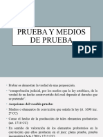 5 Medios de Prueba - Primera Parte