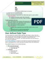 13.1 User Defined Datatype NEW (MT-L)