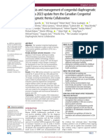 Diagnosis and Management of Congenital Diaphragmatic Hernia A 2023