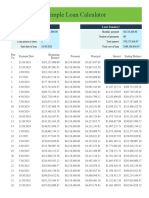 Excel Loan Calculator