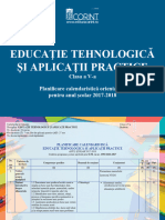 Planificare-Educatie-tehnologica V