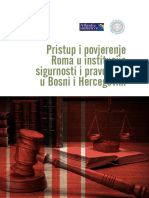 Pristup I Povjerenje Roma U Institucije Sigurnosti I Pravosuda U Bosni I Hercegovini