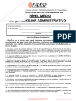 Auxiliar Administrativo