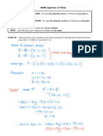 3.5 - More Equations of Planes Lesson Solutions 2023