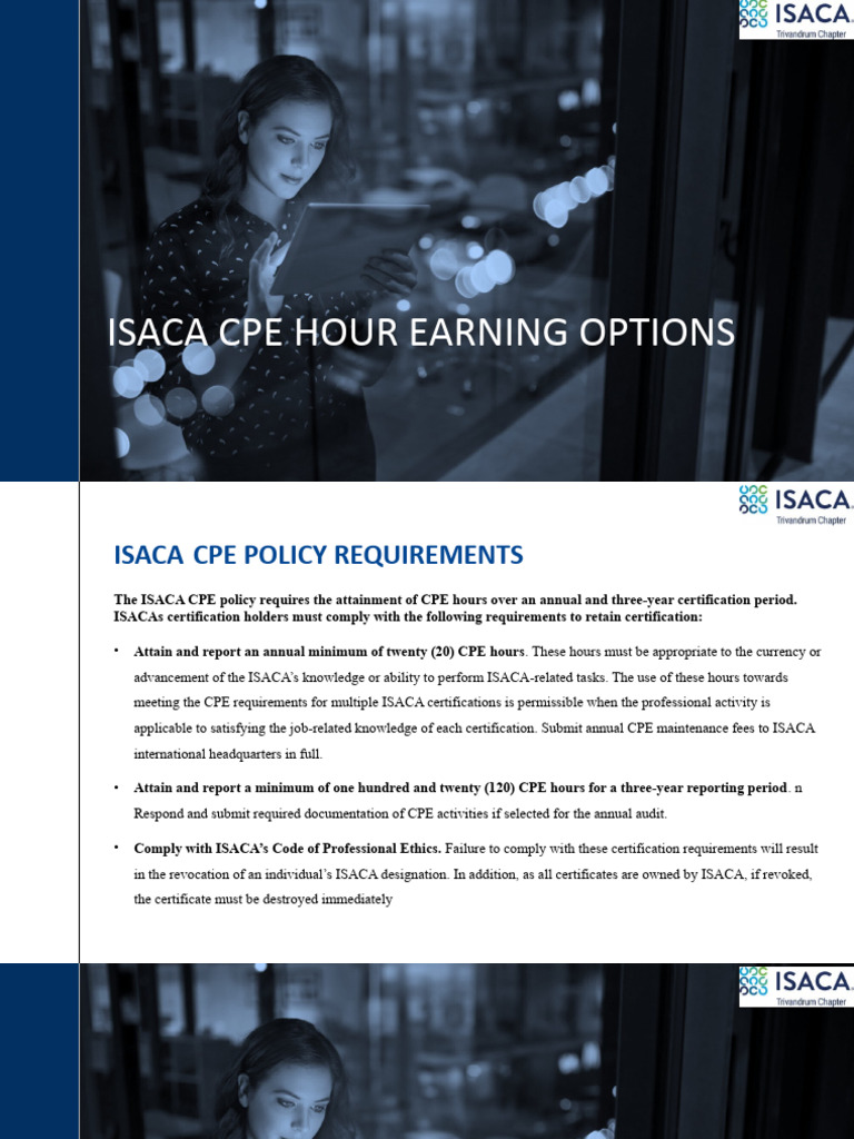 Isaca Cpe Hour PDF