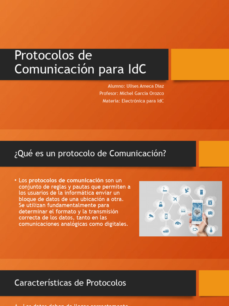 Protocolos de Comunicación en IdC | PDF | Informática