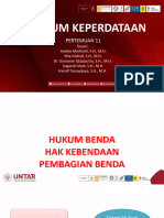 P11-Hukum Benda, Hak Kebendaan, Dan Pembagian Benda