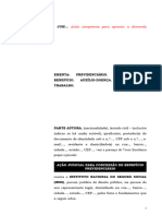 1.07 - Pet. Inicial - Concessão de Auxílio-Doença - Incapacidade Decorrente de Acidente de Trabalho