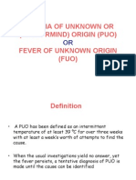 Pyrexia of Unknown Origin (PUO) 2006-07-Med