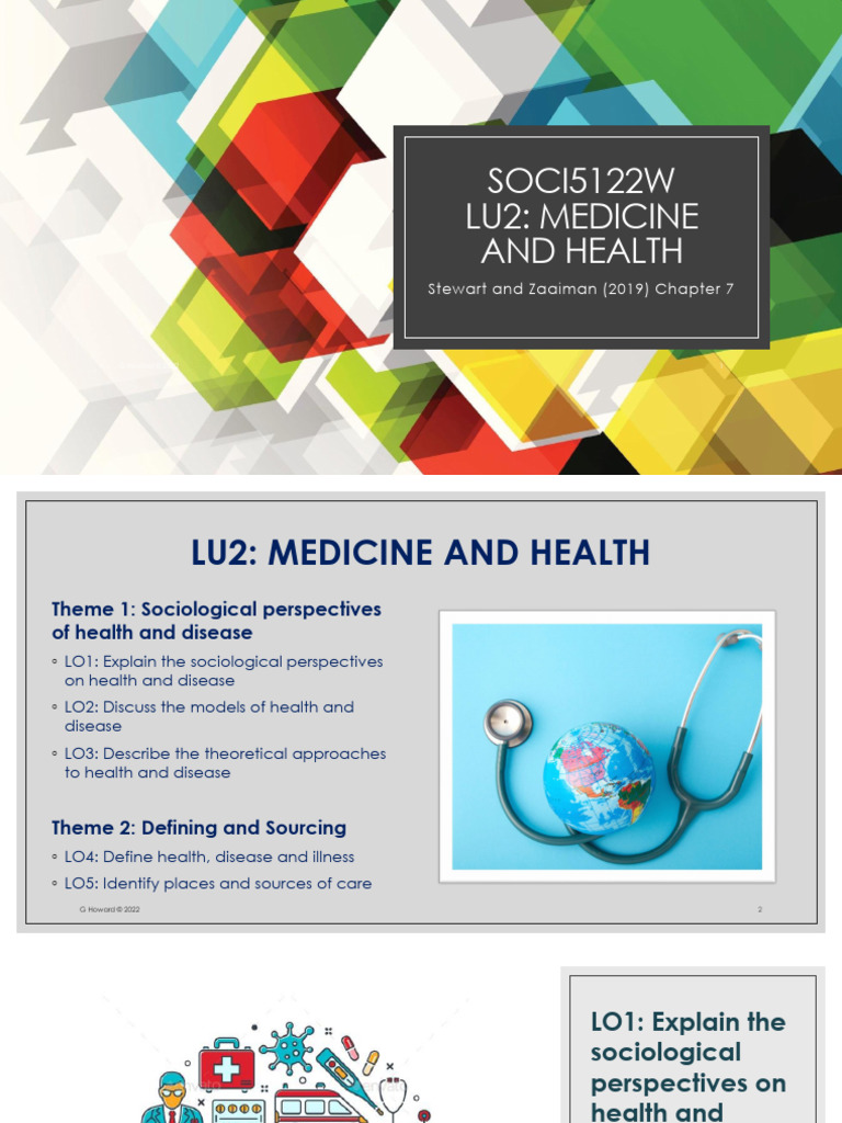 Lu2 Medicine and Health | PDF | Sociology | Health Care