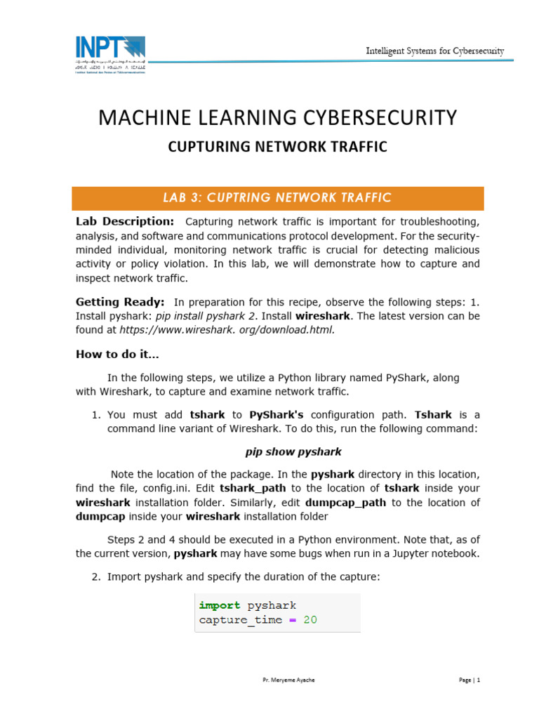 MLC Capturing Network Trafik | PDF | Computer Security | Security