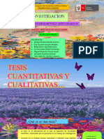 Tesis Cuantitativas y Cualitativas.