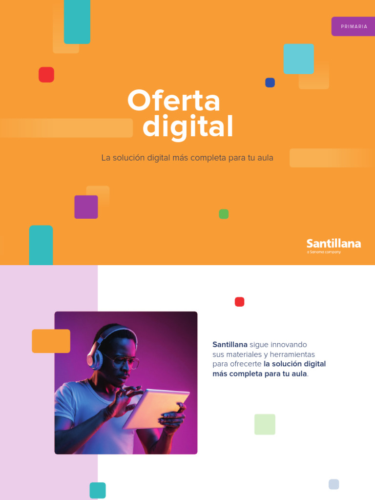 Oferta Digital Santillana para Primaria | PDF | Salón de clases ...
