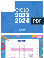 Calendario Ciclo 2023 2024 2