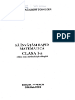 Sa Invatam Rapid Matematica - Clasa 1 - Gheorghe Adalbert Schneider