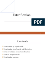 Topic 3 Esterification