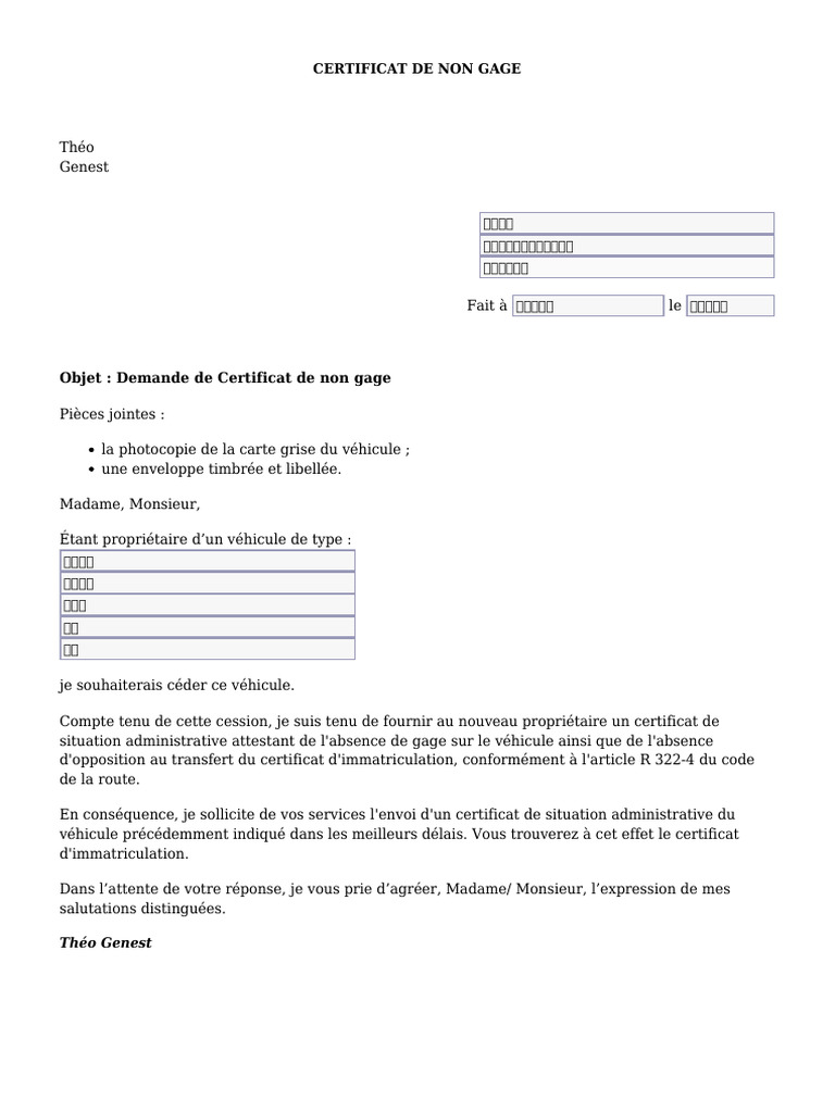 forum-certificat-de-non-gage-certificat-de-non-gage-gratuit